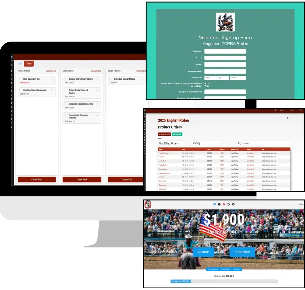 Rodeo Management Software Picture